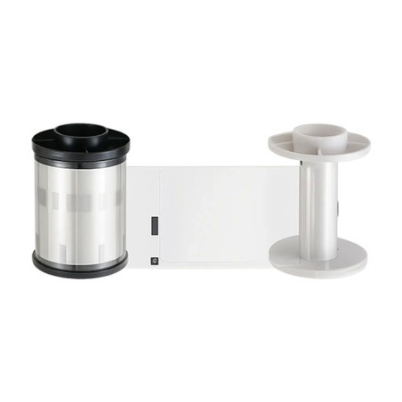 PolyGuard 1.0 mil Overlaminate, com corte no lado esquerdo para cartões com chip de contacto grande, Transparente, 250 imagens